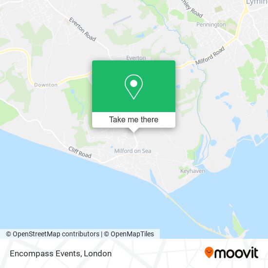 Encompass Events map