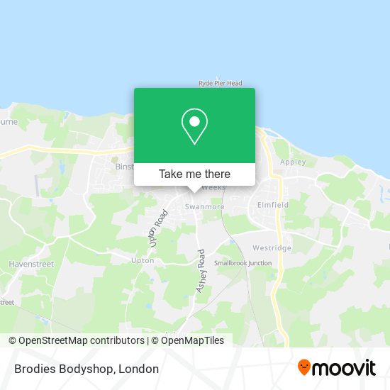 Brodies Bodyshop map