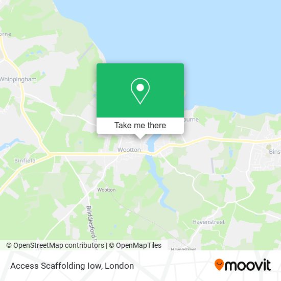 Access Scaffolding Iow map