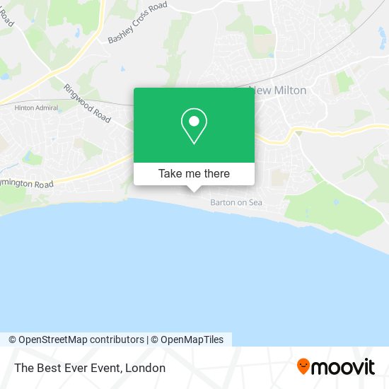 The Best Ever Event map