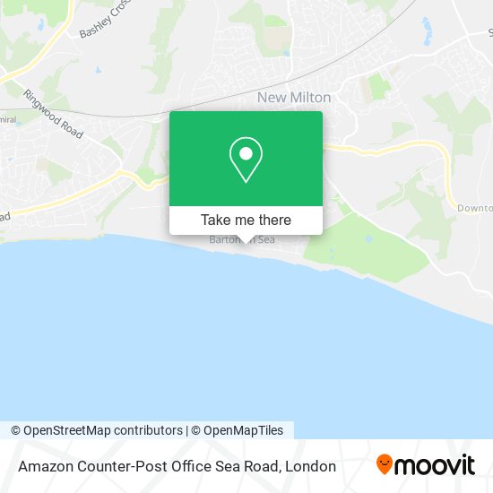 Amazon Counter-Post Office Sea Road map