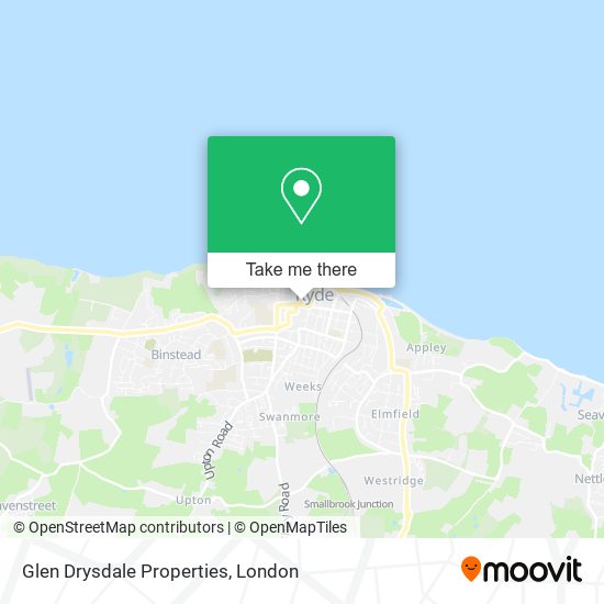 Glen Drysdale Properties map