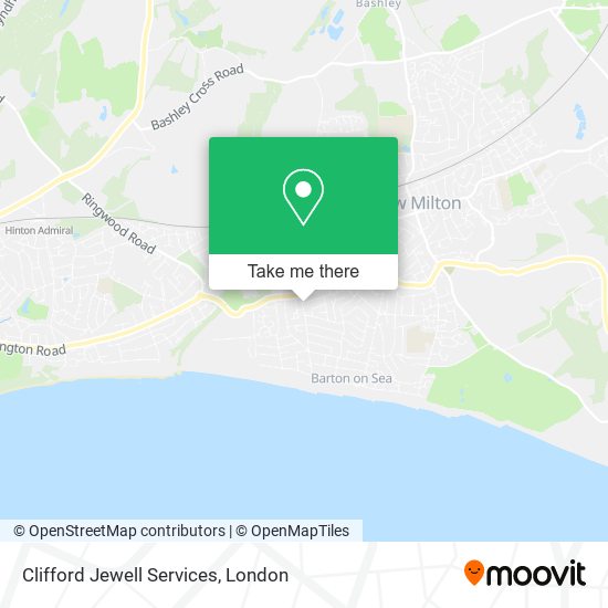 Clifford Jewell Services map