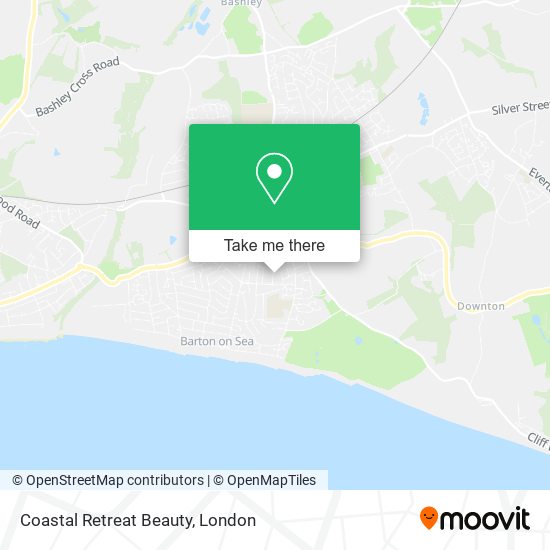 Coastal Retreat Beauty map