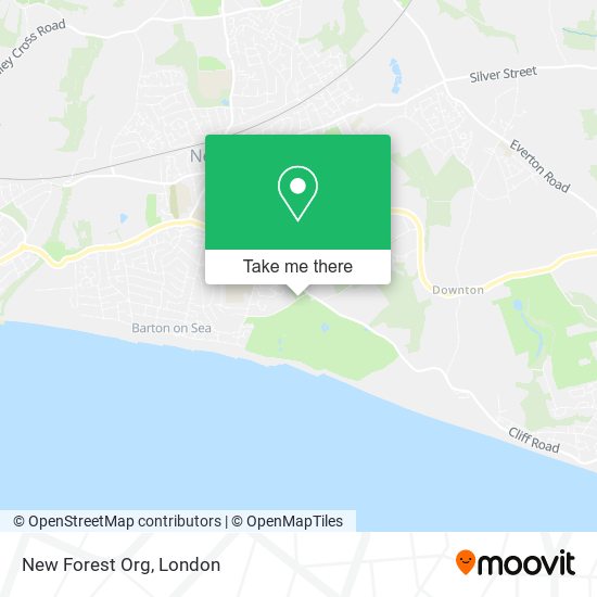 New Forest Org map