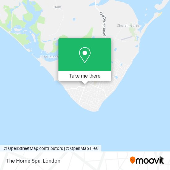 The Home Spa map