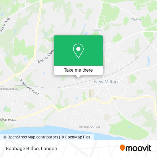 Babbage Bidco map