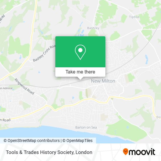 Tools & Trades History Society map
