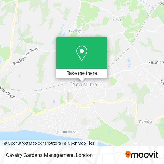 Cavalry Gardens Management map