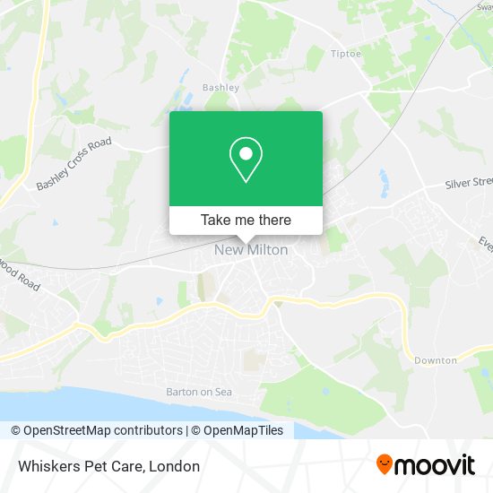 Whiskers Pet Care map