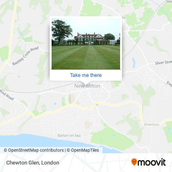 Chewton Glen map