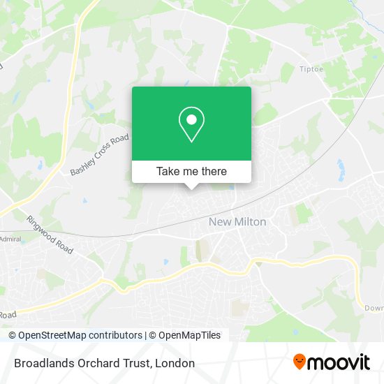 Broadlands Orchard Trust map