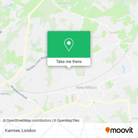 Kamtee map
