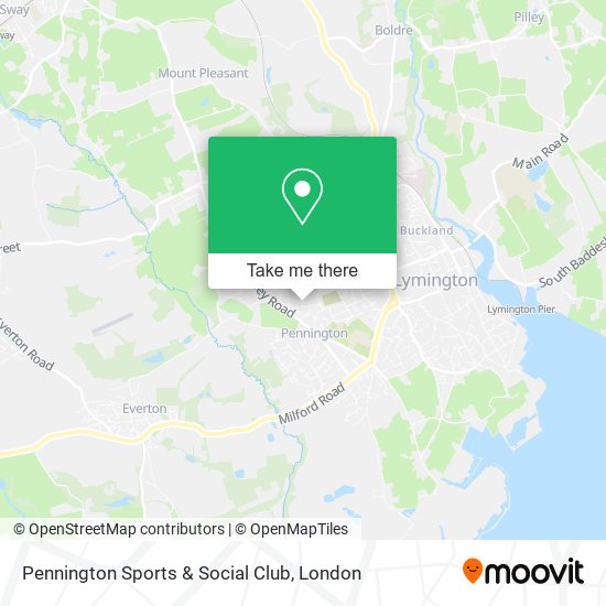 Pennington Sports & Social Club map