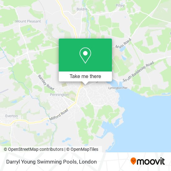 Darryl Young Swimming Pools map