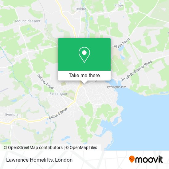 Lawrence Homelifts map
