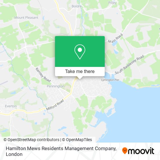Hamilton Mews Residents Management Company map
