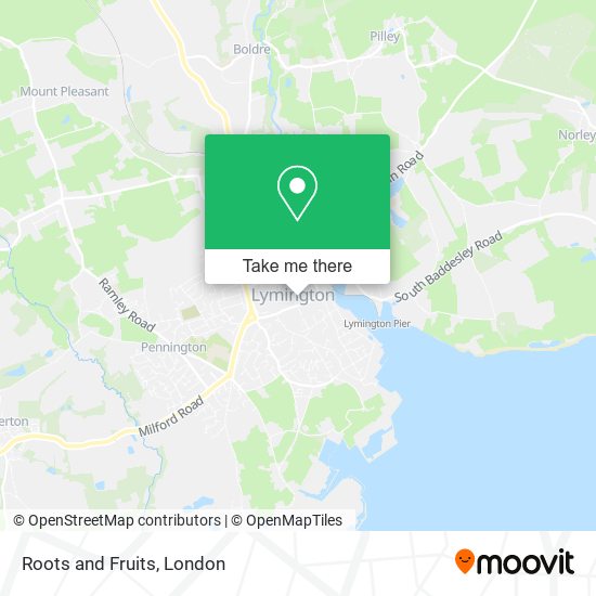 Roots and Fruits map