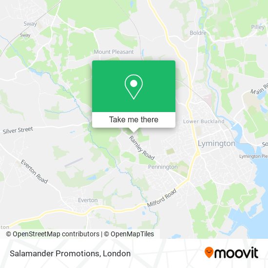 Salamander Promotions map
