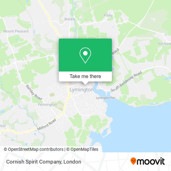 Cornish Spirit Company map