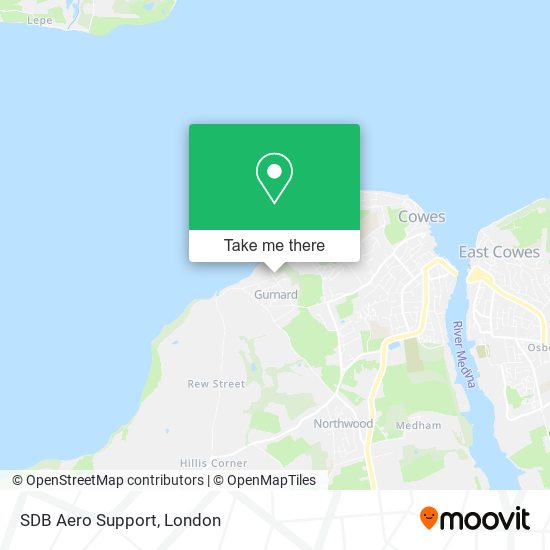 SDB Aero Support map