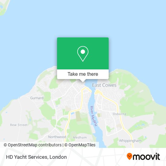 HD Yacht Services map