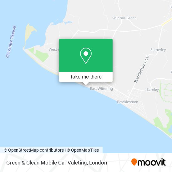 Green & Clean Mobile Car Valeting map