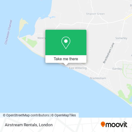 Airstream Rentals map