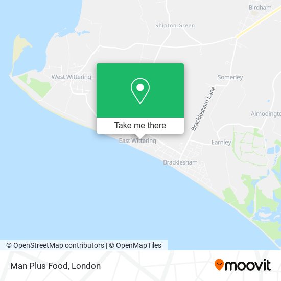 Man Plus Food map