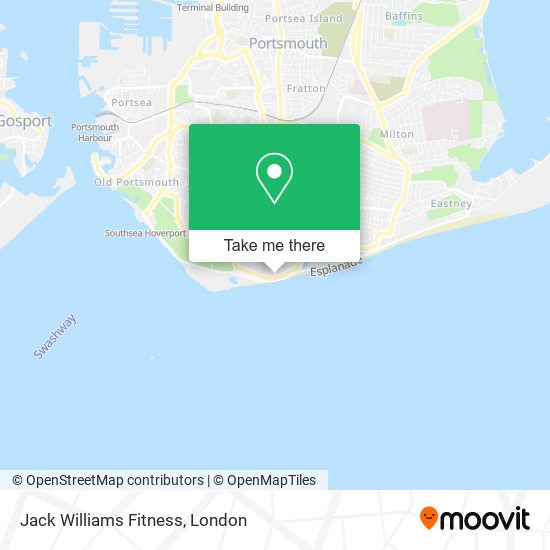 Jack Williams Fitness map