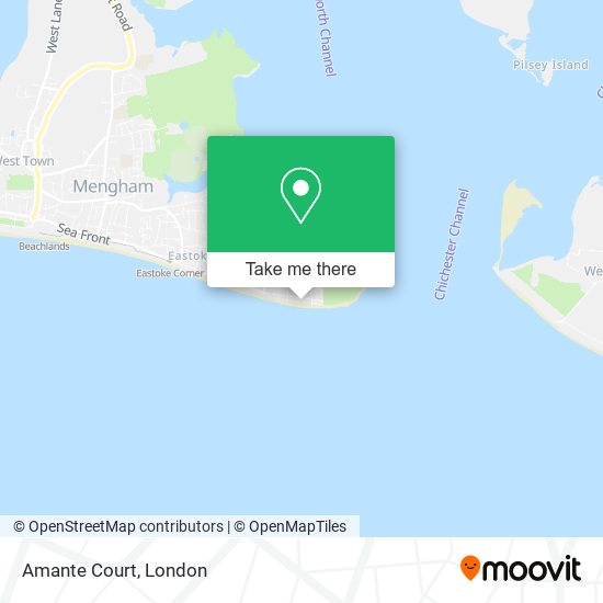Amante Court map