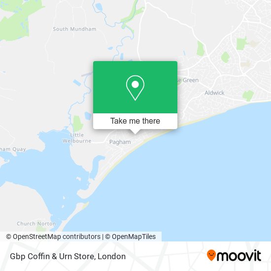 Gbp Coffin & Urn Store map