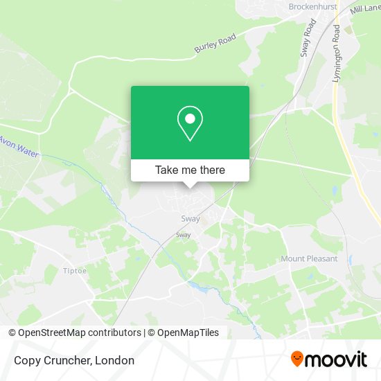 Copy Cruncher map