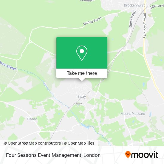 Four Seasons Event Management map