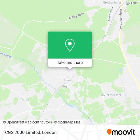 CGS 2000 Limited map