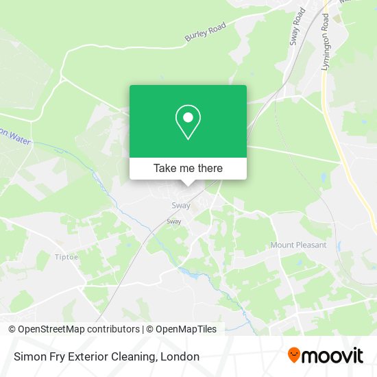 Simon Fry Exterior Cleaning map