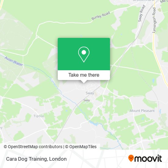 Cara Dog Training map