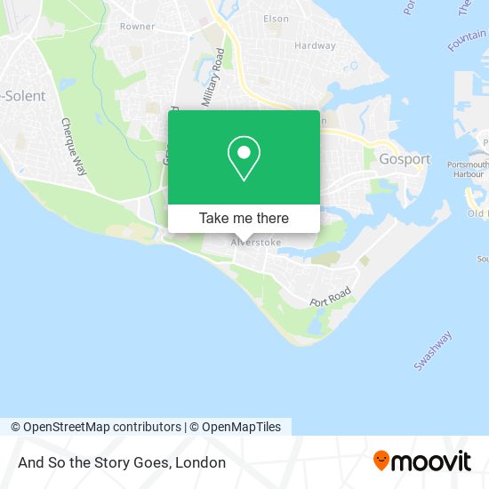 And So the Story Goes map