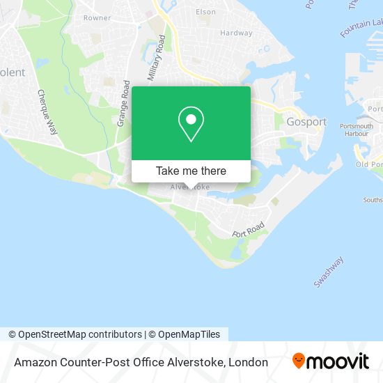 Amazon Counter-Post Office Alverstoke map
