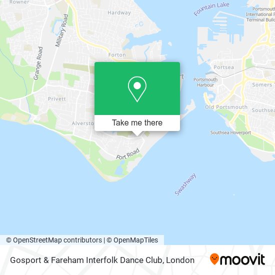 Gosport & Fareham Interfolk Dance Club map