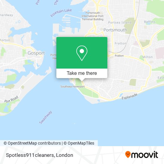 Spotless911cleaners map
