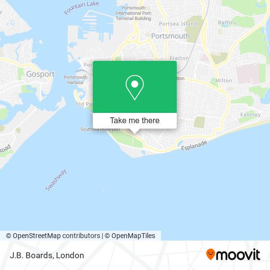 J.B. Boards map