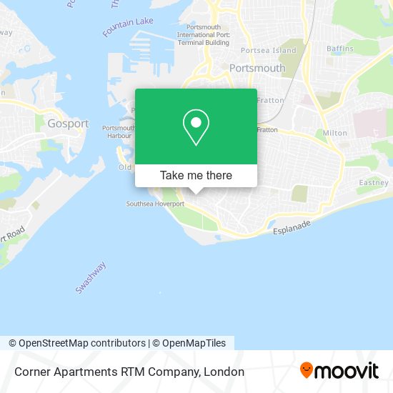 Corner Apartments RTM Company map