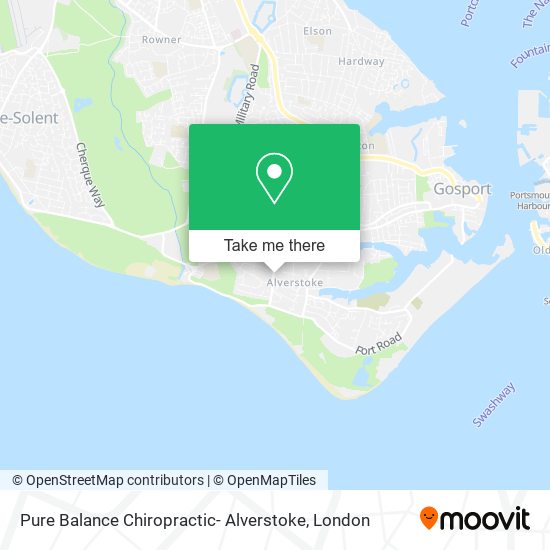 Pure Balance Chiropractic- Alverstoke map