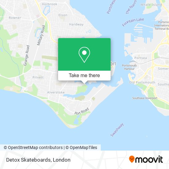 Detox Skateboards map