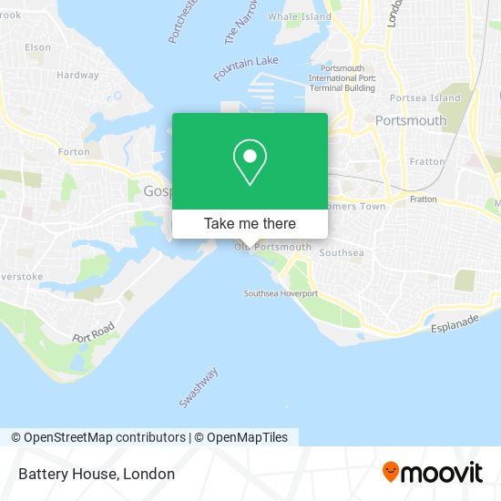 Battery House map