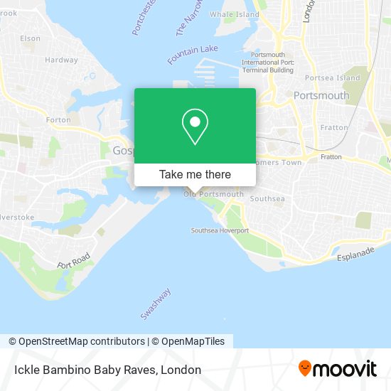 Ickle Bambino Baby Raves map