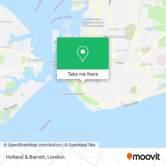 Holland & Barrett map