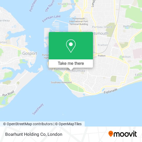 Boarhunt Holding Co map