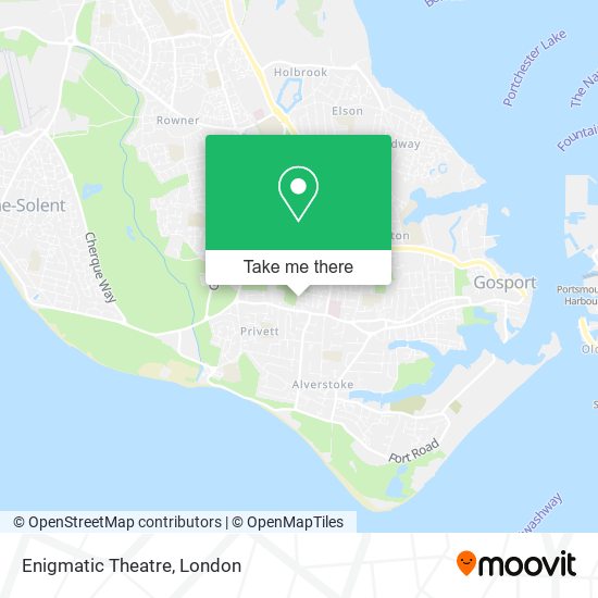 Enigmatic Theatre map